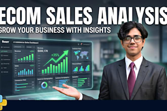 analyze e commerce sales data and build python dashboards