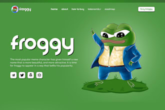 meme coin website, meme coin landing page, crypto meme coin website, memecoin