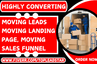 generate moving company leads cargo shipping transport packers logistics leads