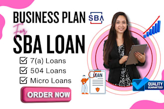 create a business plan for an sba loan