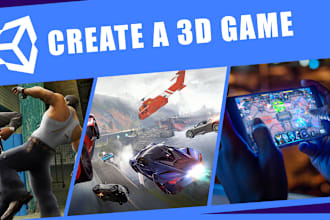 create ready to publish 3d game for you in unity