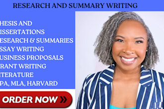 create reports, research and summary writing, case study analysis