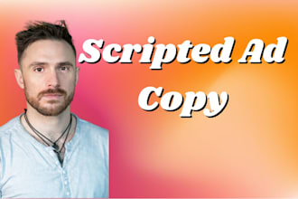 write your online ad copy for facebook google youtube tiktok commercials
