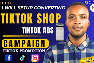 promote your tiktok and set up a campaign and titok ads for your tiktok shop