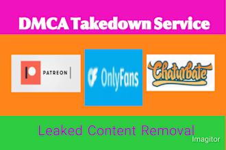 remove leaked content from onlyfans, patreon, chaturbate under dmca