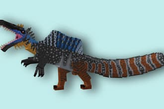 create a custom mob model with texture and animations