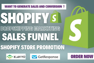 build shopify website,market shopify dropshipping store,redesign shopify store