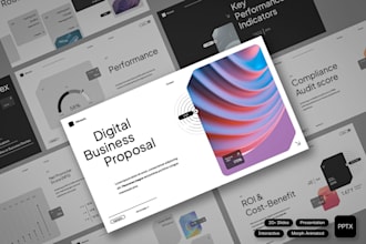 design modern powerpoint presentation or redesign ppt slides