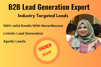 find b2b lead generation, niche targeted lead, linkedin lead, email list bulding