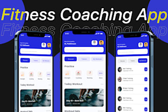 develop virtual workout app, gym, fitness app like nike training club, peloton