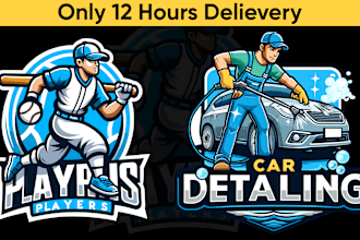 create custom cartoon mascot character logo for your brand