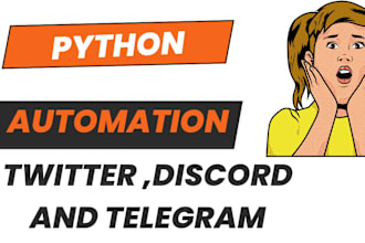 create python bot and automated tasks