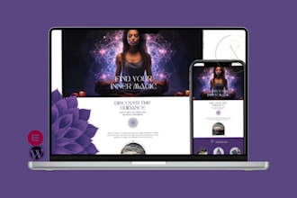 design spiritual website tarot reading website psychic reading astrology website