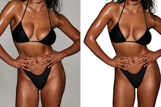 do photoshop, headshot, wedding and portrait model retouch