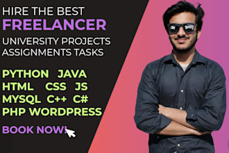 do programming in python java sql cpp bot coding script project developer coder