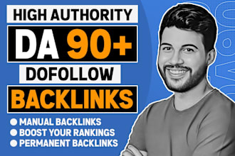 high quality dofollow seo backlinks high da authority link building service