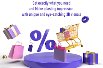 create 3d objects for banners