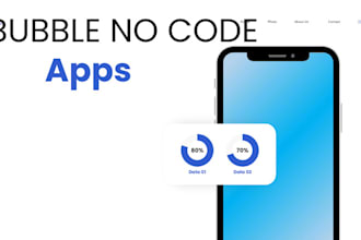 do no code bubble app development, bubble io developer, database integration