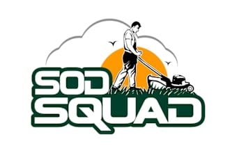 design a polished lawn care logo or icon in a day