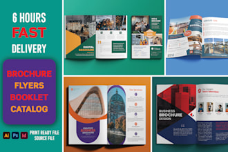 design business or corporate brochure poster flyer leaflet annual report booklet
