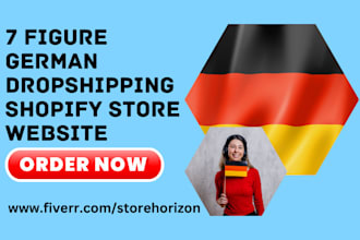 design german shopify store german dropshipping store german woocomerce website