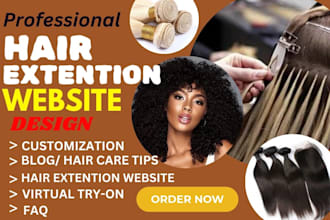 design hair extension website hair store hair website beauty website haircare