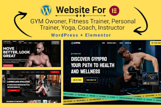 develop a high converting wordpress personal trainer website for coaches