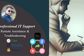 provide you IT support services remote assistance troubleshooting