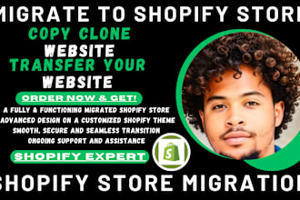 migrate to shopify store website migration copy clone website shopify migration