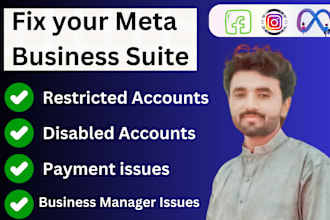 be your expert meta business suite, fix restricted ad accounts