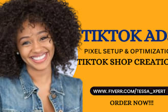 setup tiktok shop managing tiktok ads and shop,ig facebook shop to boost sales