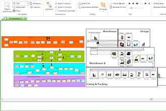 do simulation, industrial processes and animation on arena and simio