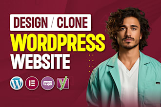 build, redesign, rebuild, fix, clone, revamp, edit wordpress website