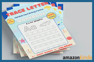 design and develop kindergarten worksheets upon your choice