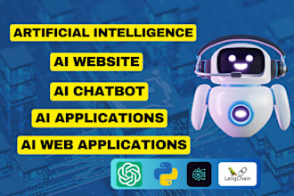 build ai chatbot, ai app, ai website, with langchain, python and chatgpt