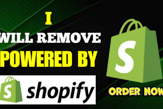remove the power by shopify from the footer of your store