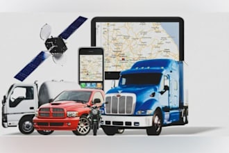 develop user friendly gps car tracker app, truck driver app and gps delivery app