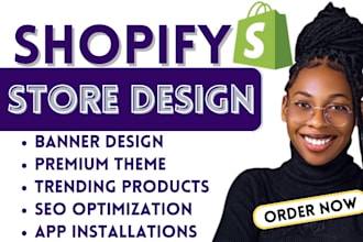 build highly ecommerce shopify website, shopify store dropshipping store design