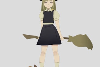 3d model low poly characters