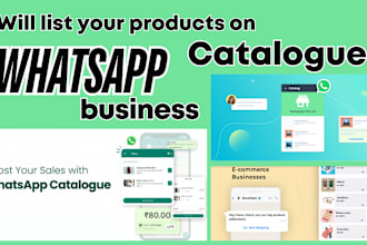 list your products in whatsapp business catalogue