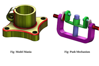 creative and detailed solidworks 3d engineering design