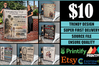 create unique quilt, fleece blanket and customized designs
