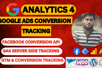 setup google analytics 4,ga4 ecommerce tracking and conversion API