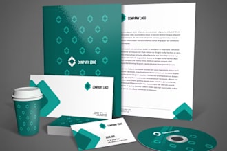 design business card, letterhead, envelope