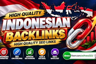 build dofollow indonesian backlinks on high da DR id websites