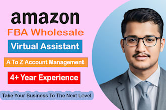be your amazon fba wholesale  virtual assistant