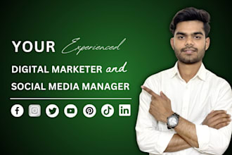 be your social media manager and digital marketing manager