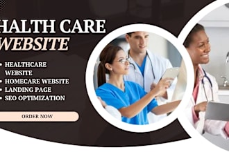 design a responsive home care and health care website