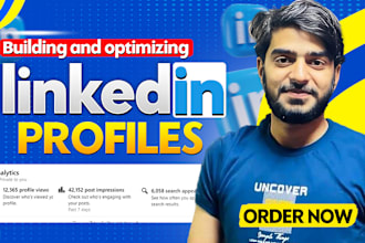 do affordable linkedin business content page, profile optimization expert manag