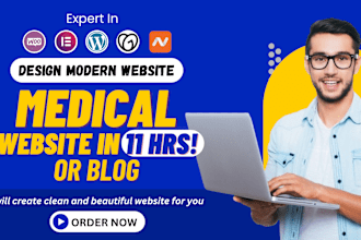 design doctor, medical, dental, home care wordpress website